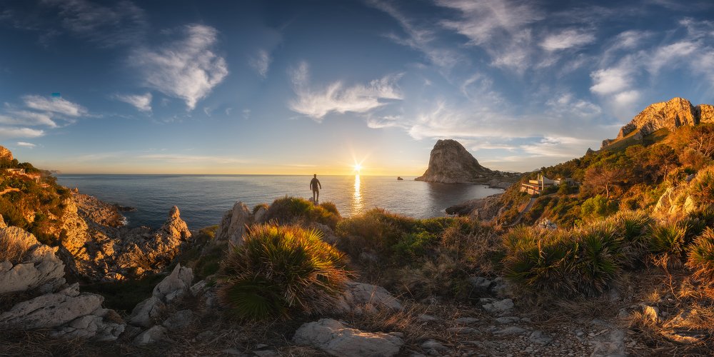 Panoramic photos of Sicily