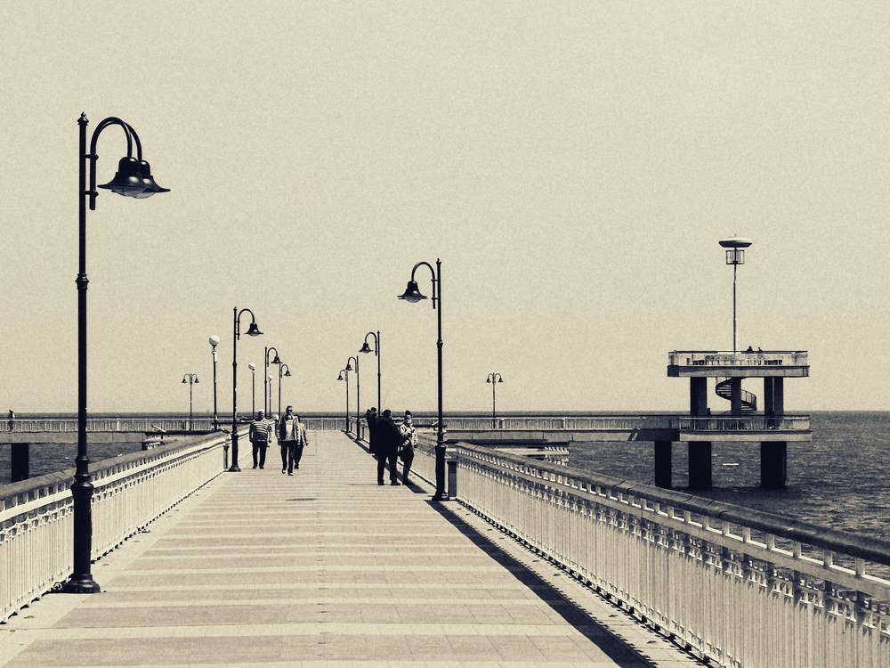 The Burgas bridge in the past