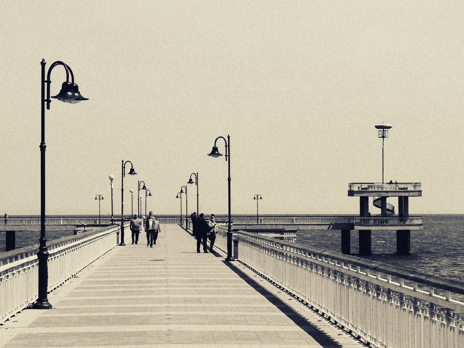 The Burgas bridge in the past