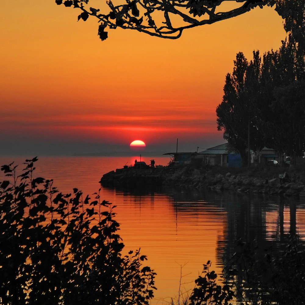 Закат в октябре.