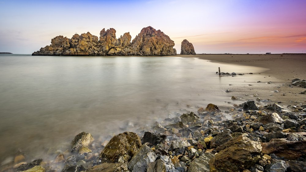 Natural Rock Structure at Yiti Beach