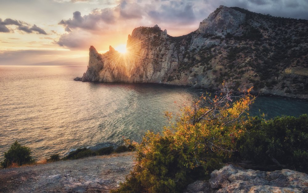 Черноморским вечером...