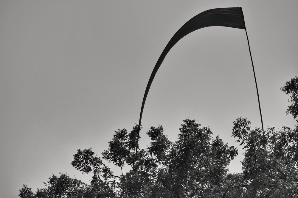 Temple Flag-waves freely