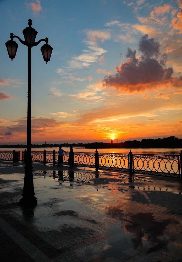 Волжский закат