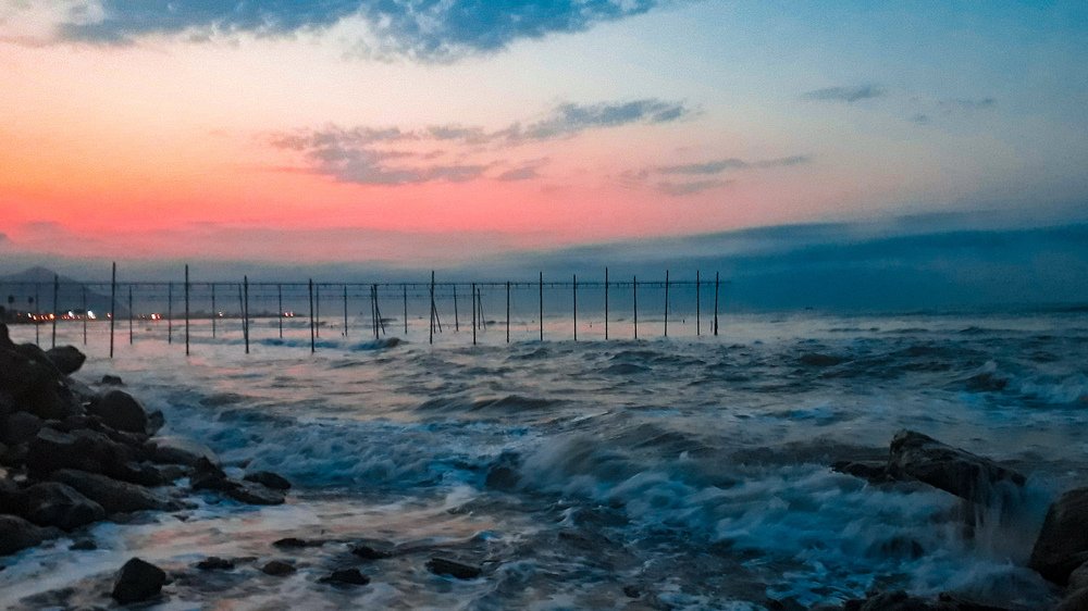 Seascape,Caspian sea,Iran
