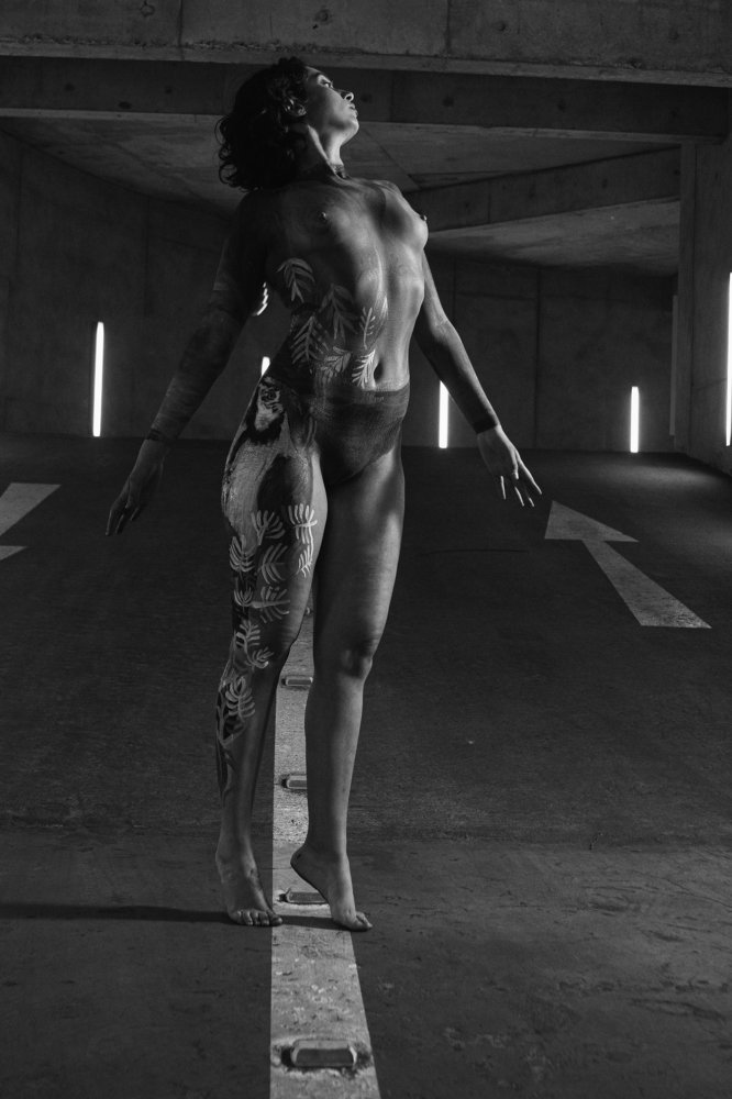 Contraluz en subterráneo