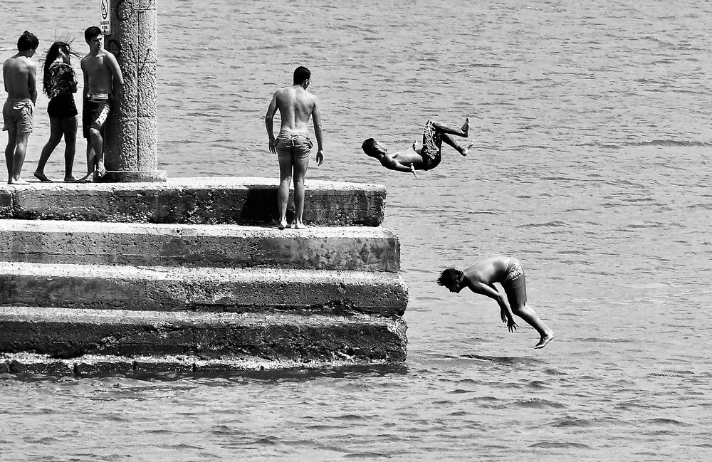 Swim acrobatics