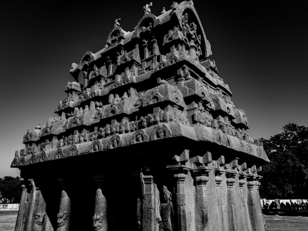 An ancient temple From Mahabalipuram