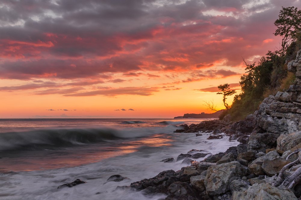 Вечер у моря.