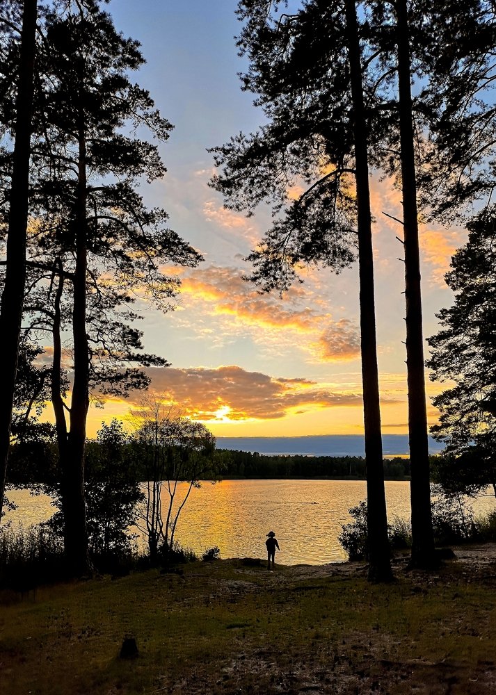 Августовские грезы. У озера..