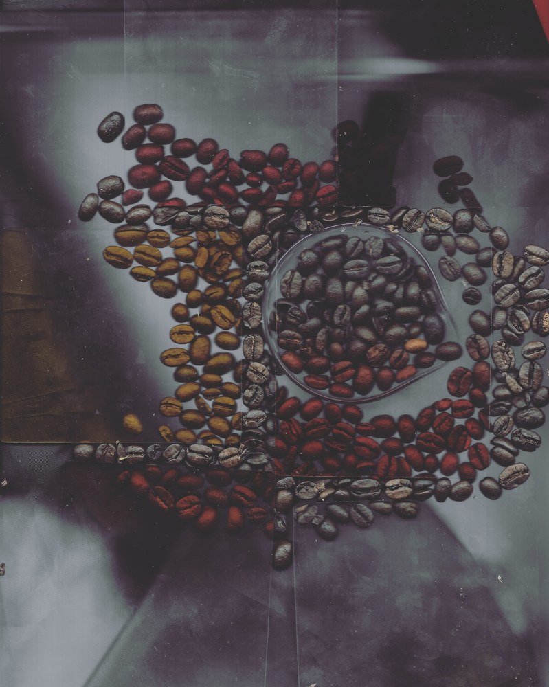 Vintage coffee beans