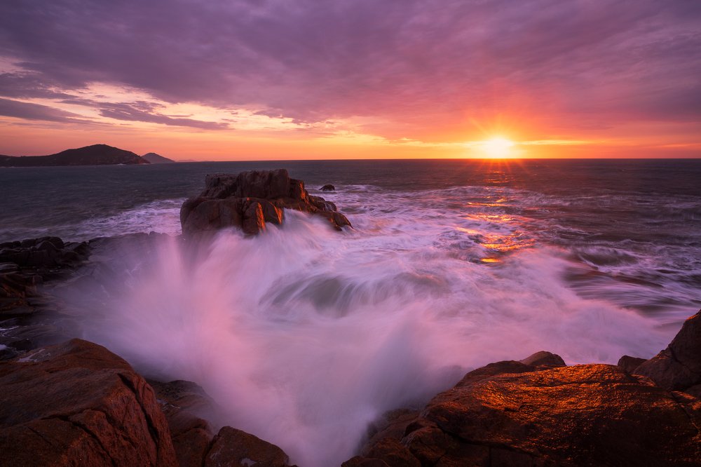 Sunrise from the coast