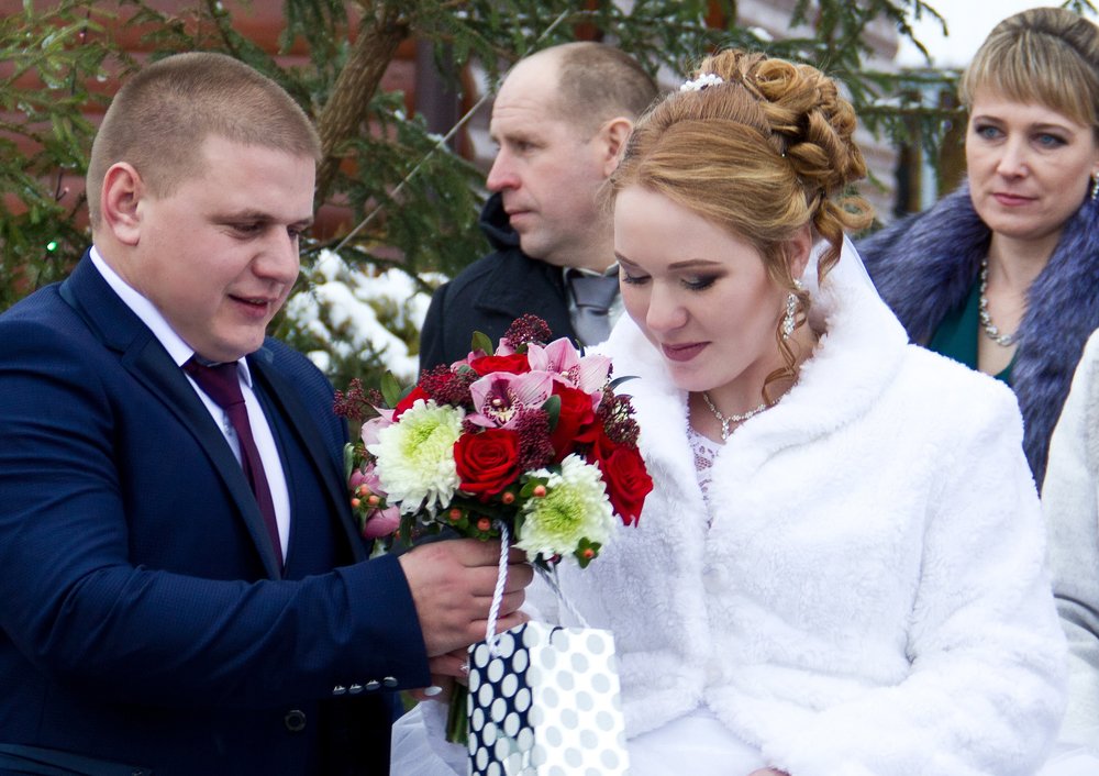 свадебный букет