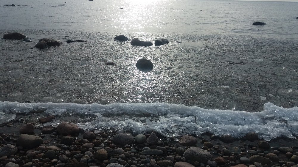 Лёд на Балтийском море. Ice on the Baltic Sea.