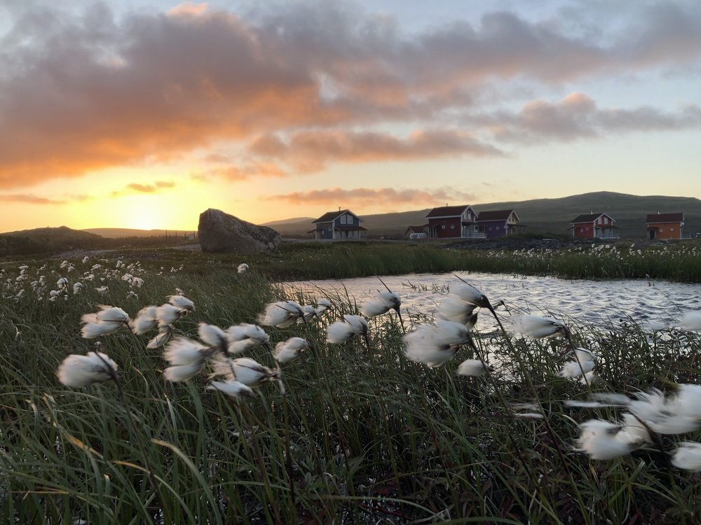 Sunset over Kola Peninsula