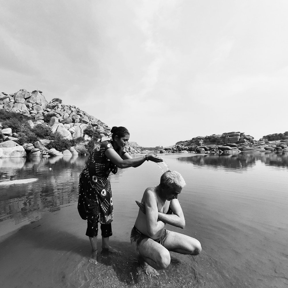 Captured peoples used to have shower in Tungabhadra river for there good luck and God blessings as per history of Tungabhadra river indian mythology.