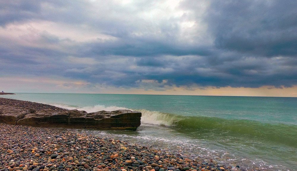 старый волнорез