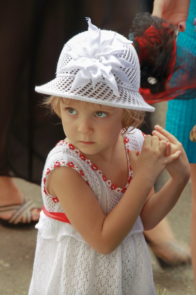 В предвкушении выступления .