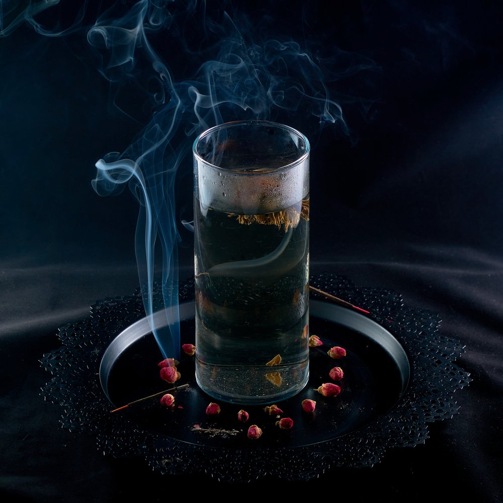 Китайский чай с цветами