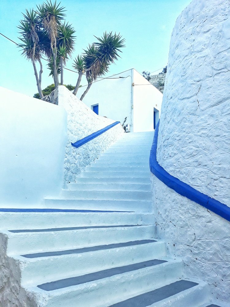 Stairs to the blue
