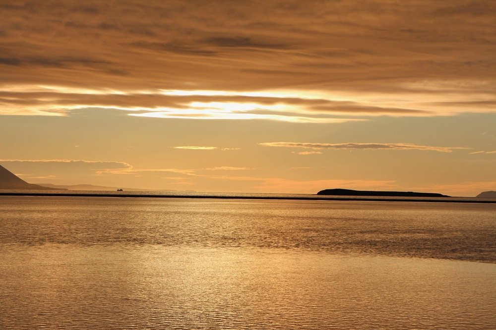 Midnight su in Iceland